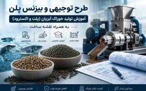 پکیج طرح توجیهی تولید خوراک آبزیان (پلت و اکسترود)؛ به همراه آموزش، نقشه و پلان سازه